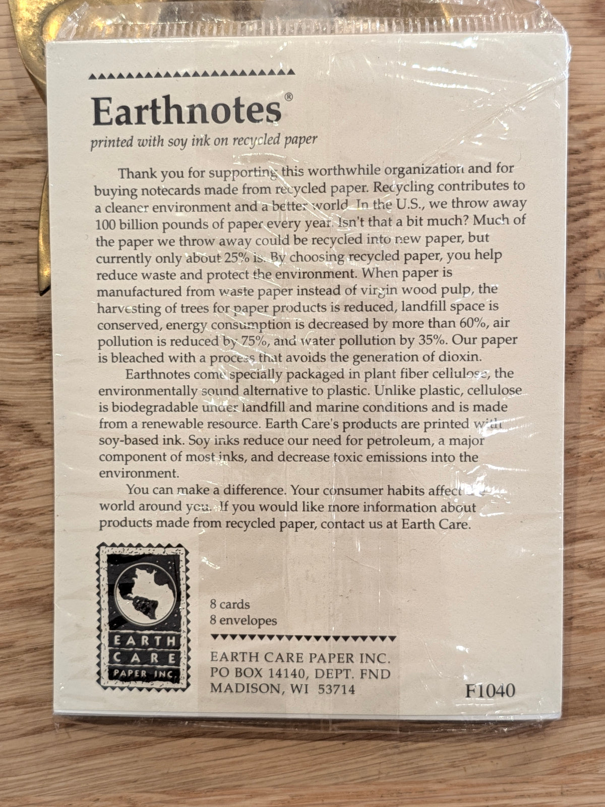 Otter Earthnotes Note Cards