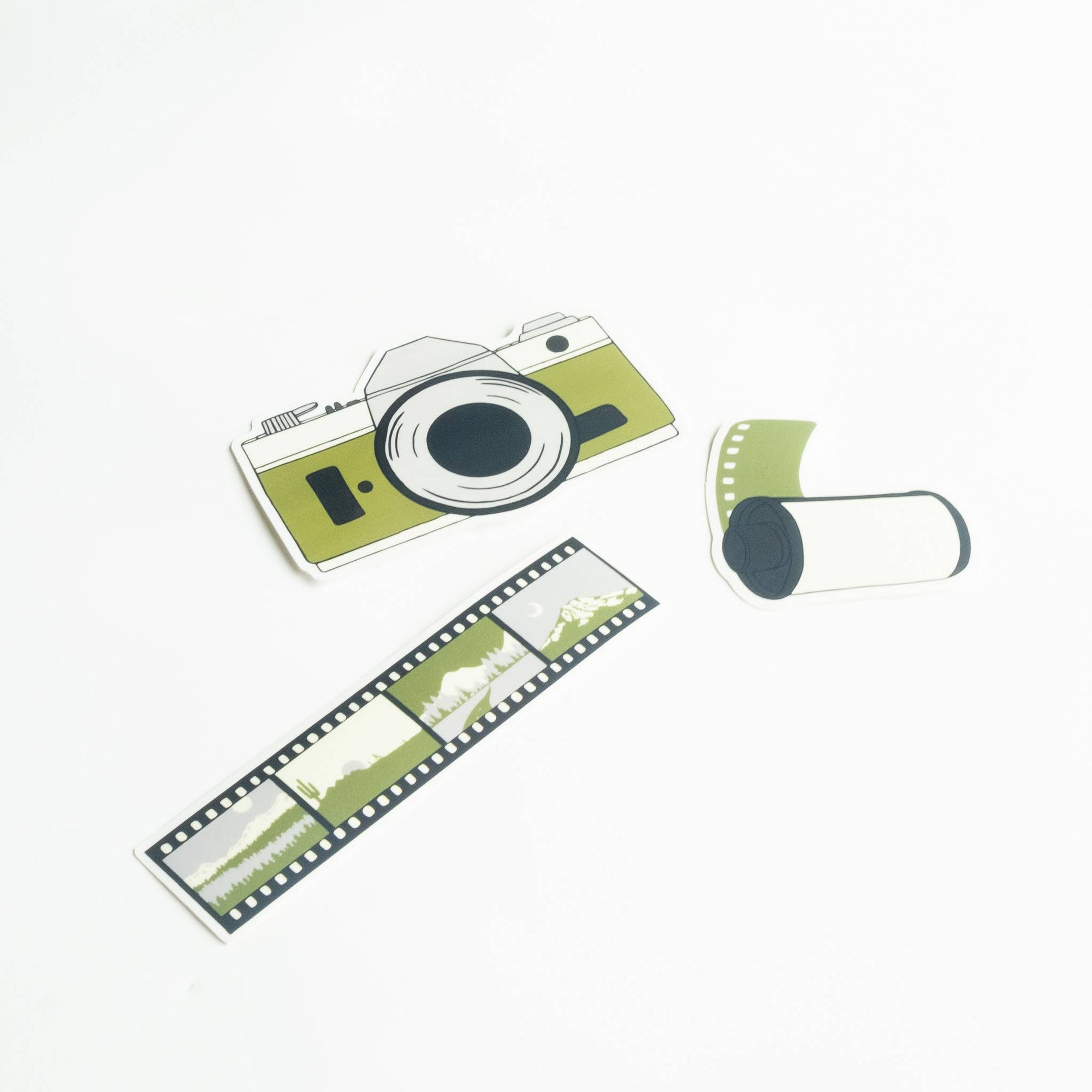 Film Photography Vinyl Sticker Three-Pack