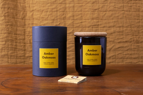 Amber Oakmoss Candle, 10 oz