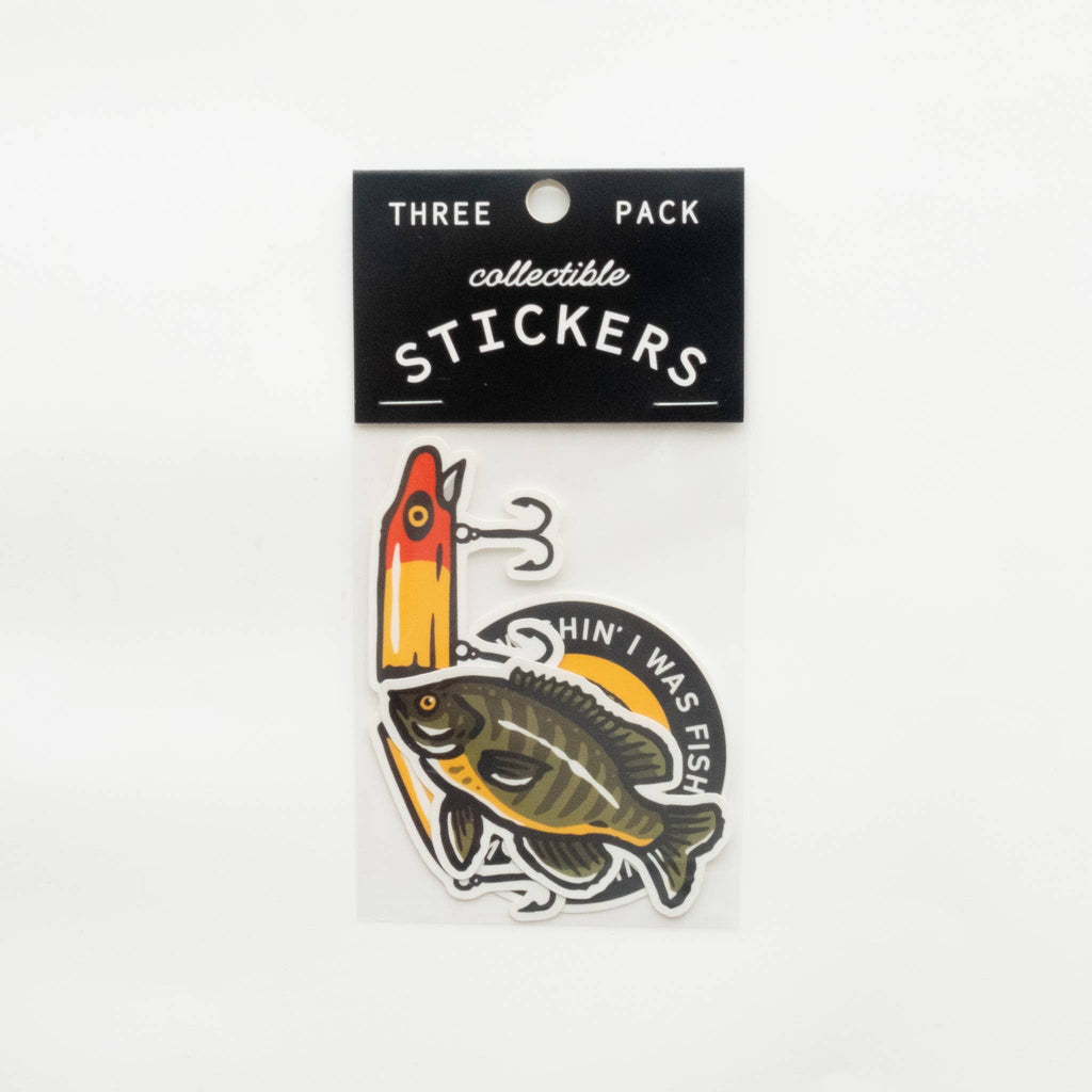 Fishing Vinyl Sticker Three-Pack