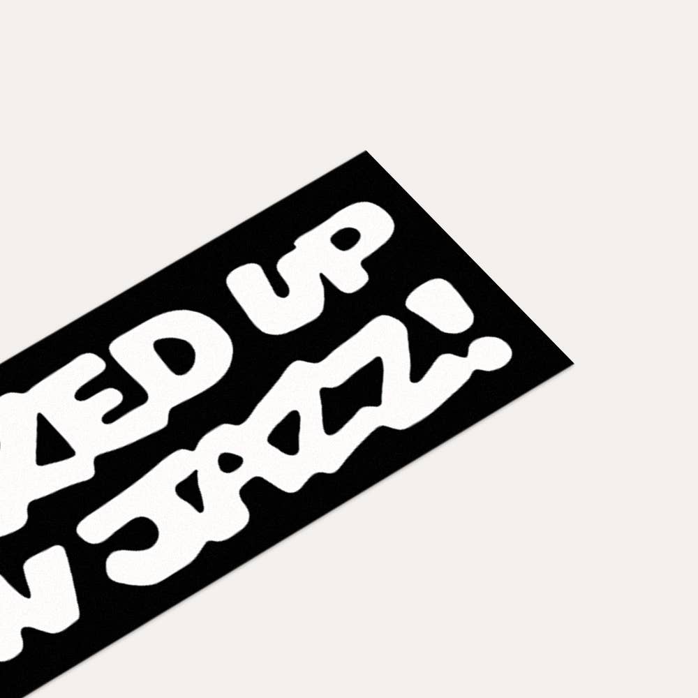 Jazzed Up On Jazz - Bumper Sticker