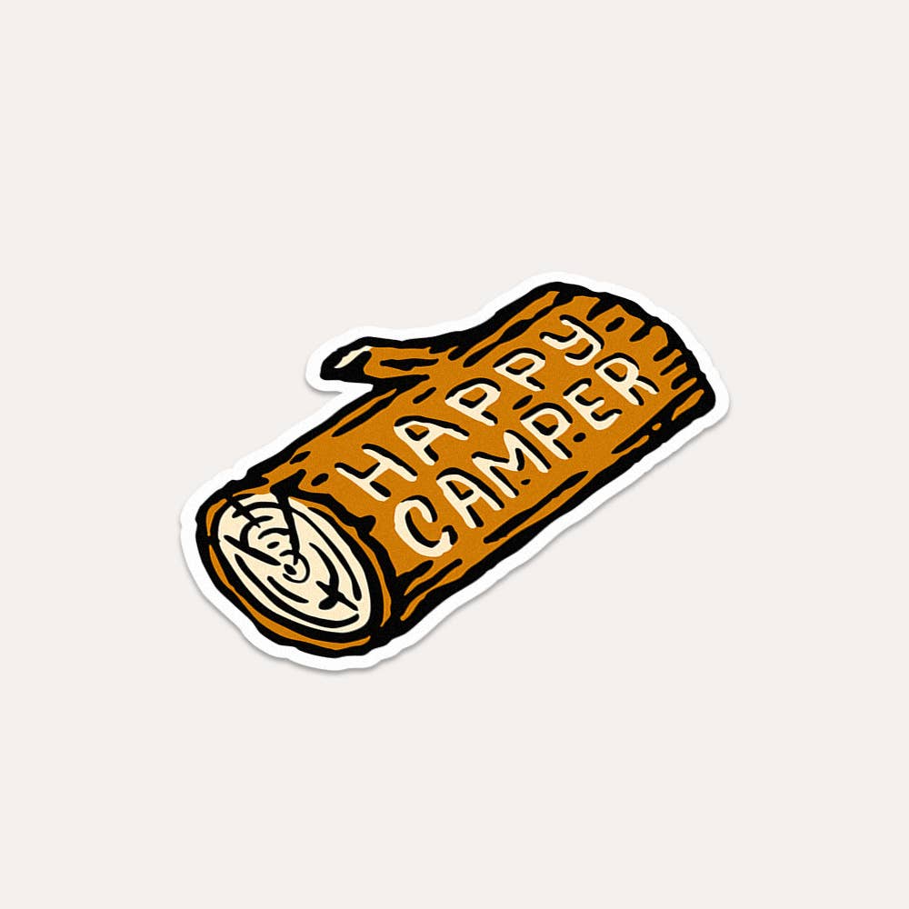 Happy Camper - Vinyl Sticker