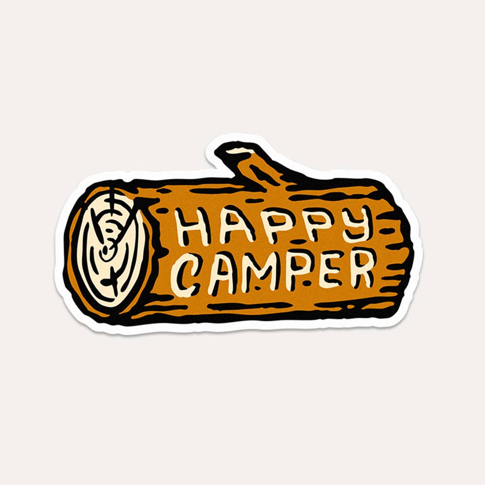 Happy Camper - Vinyl Sticker