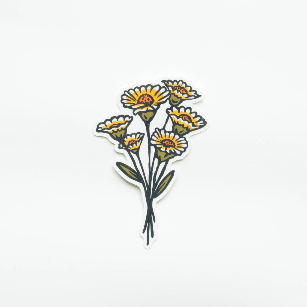California Native Wildflowers Vinyl Sticker Three-Pack