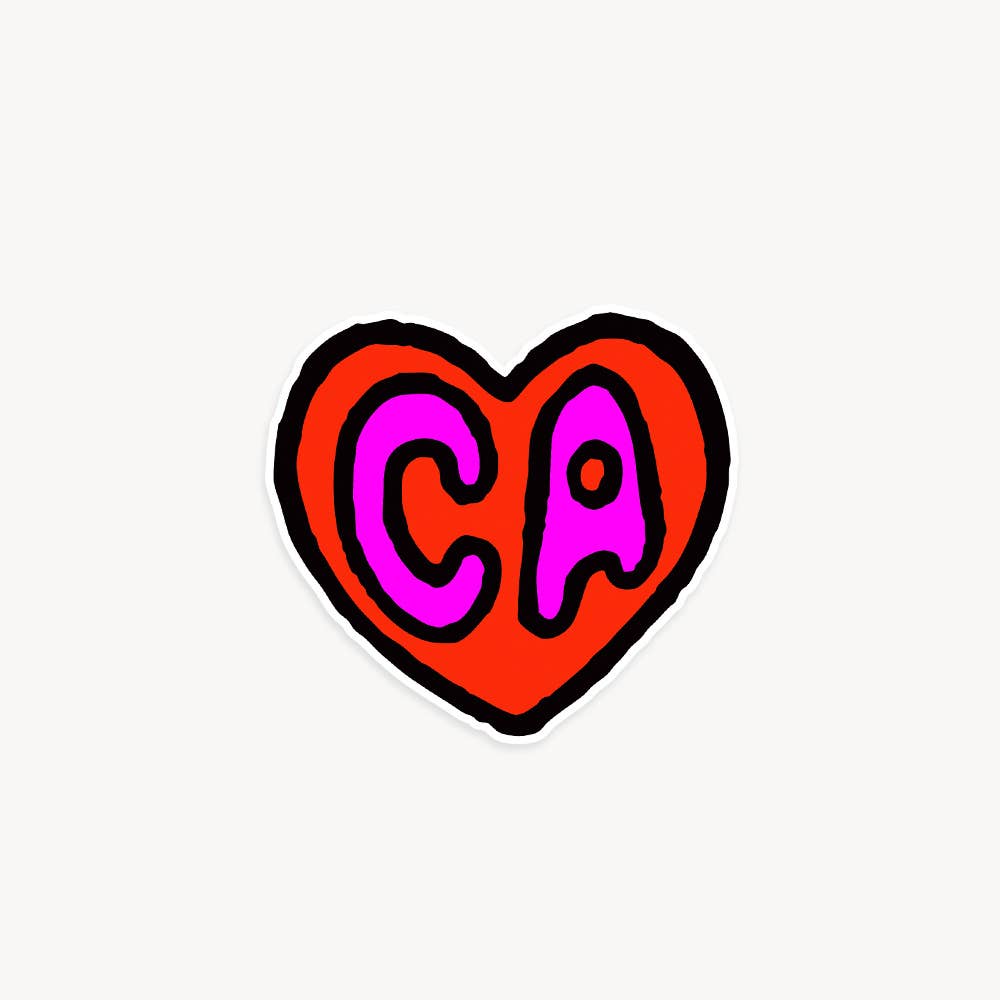California 01 Vinyl Stickers - Three Pack