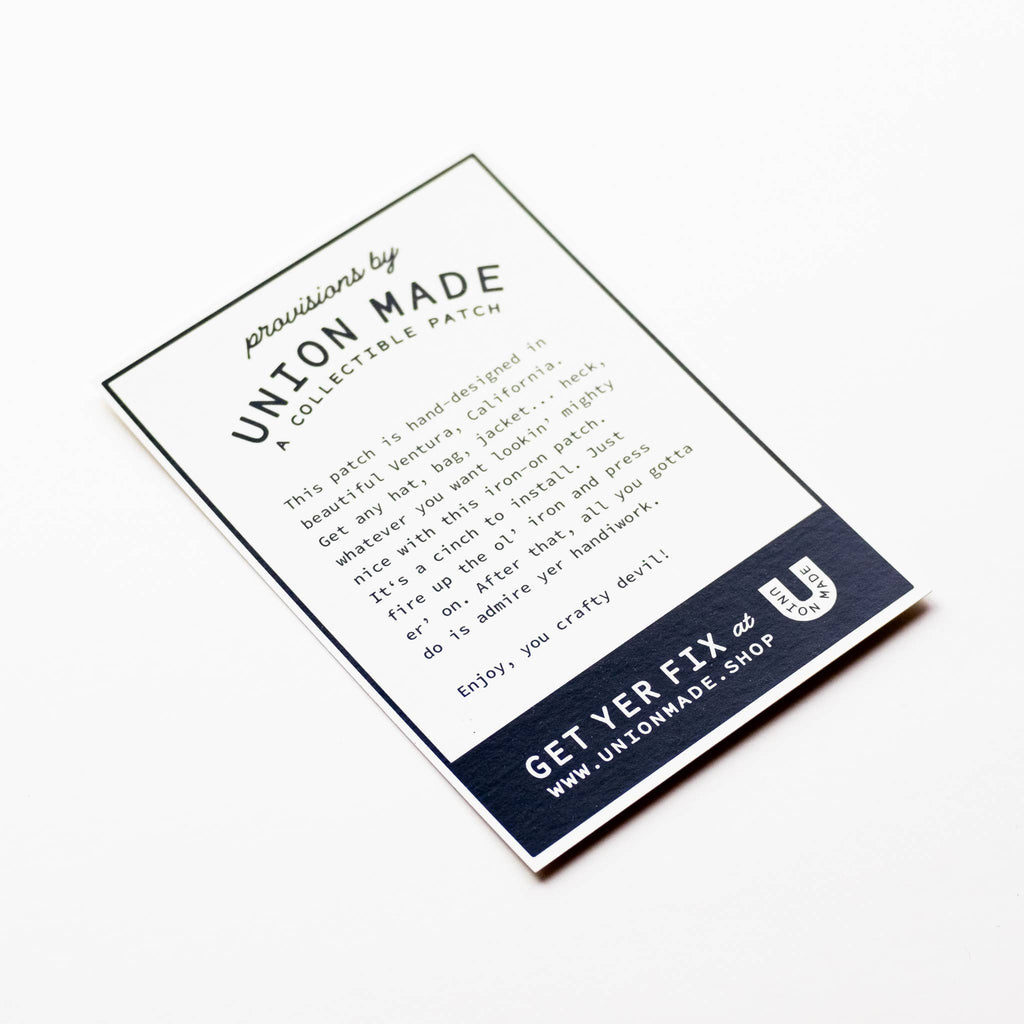 California State Embroidered Iron on Patch