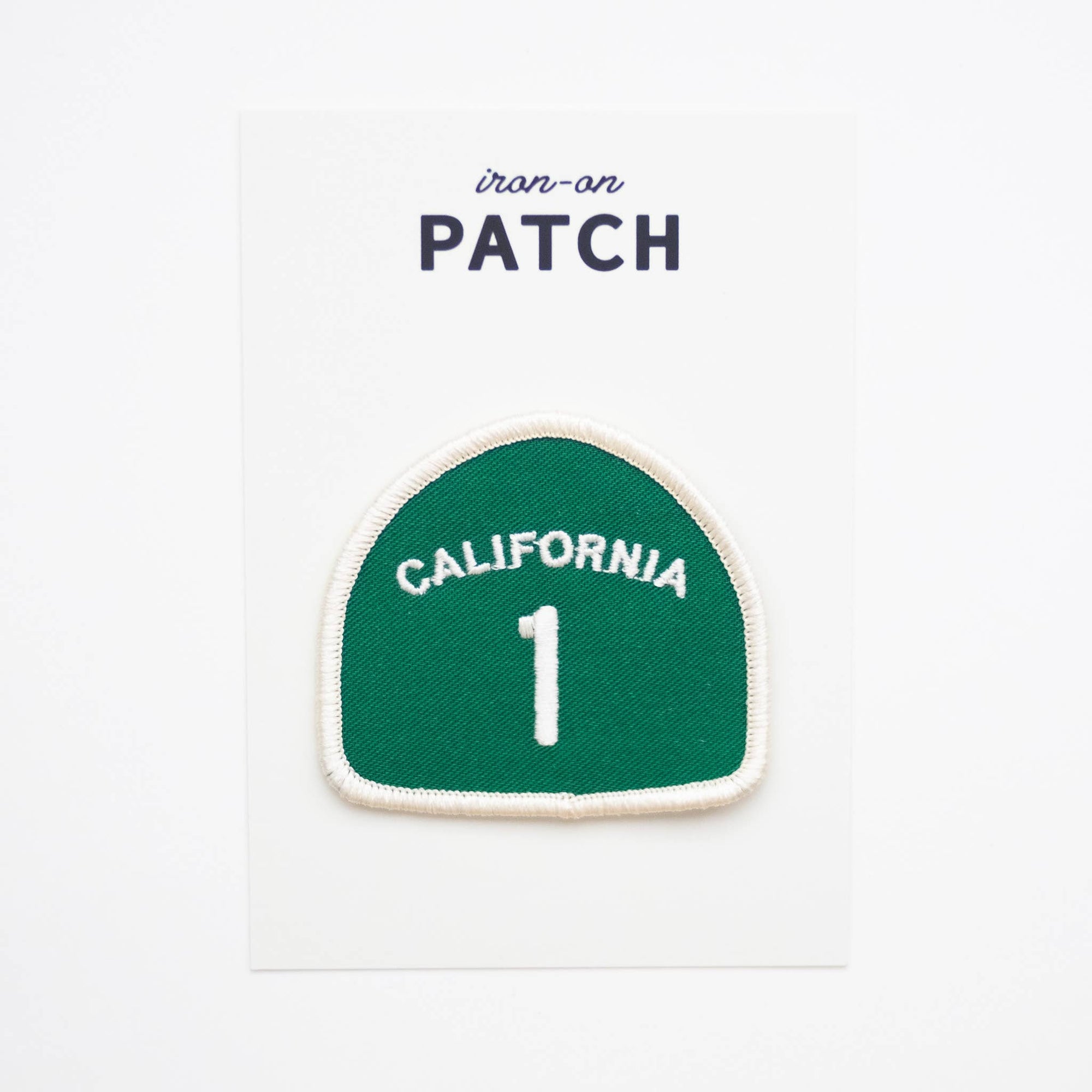 Califonria Pacific Coast Highway 1 Embroidered Iron on Patch
