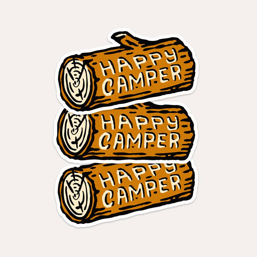 Happy Camper - Vinyl Sticker