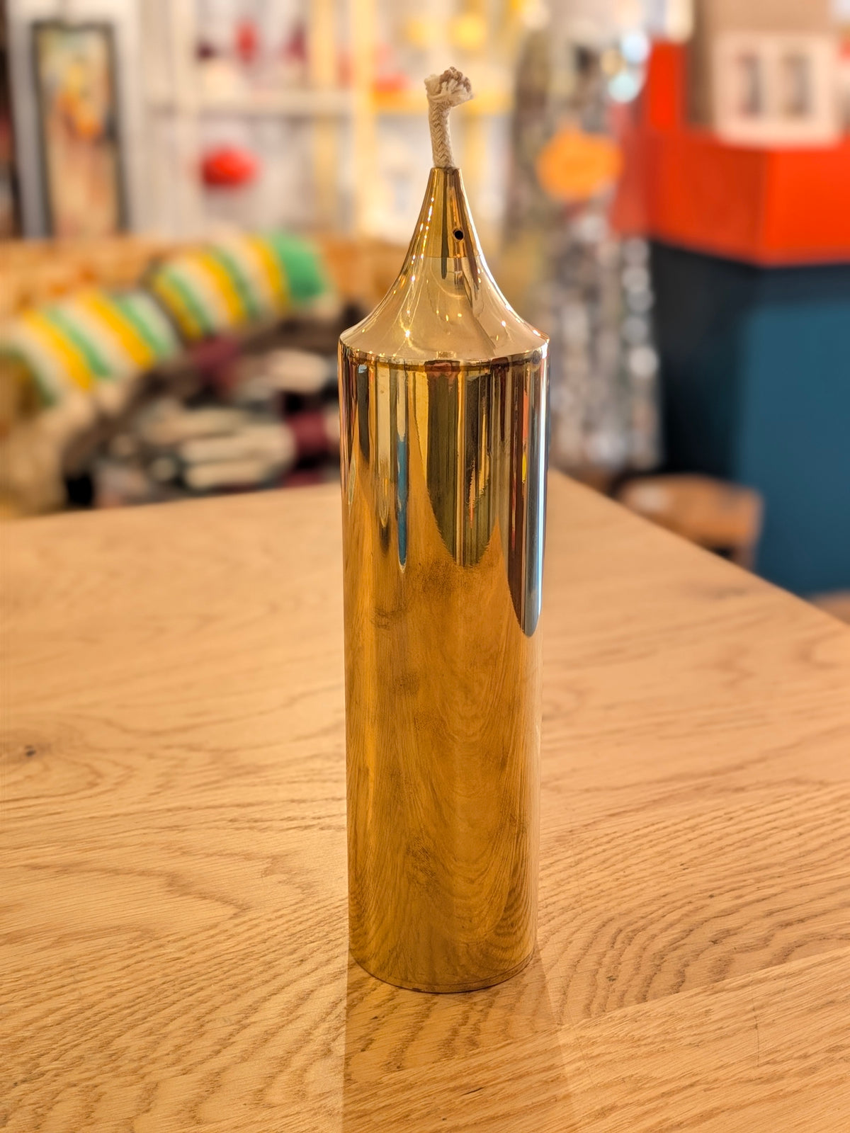 Svend Jensen Brass Oil Candle