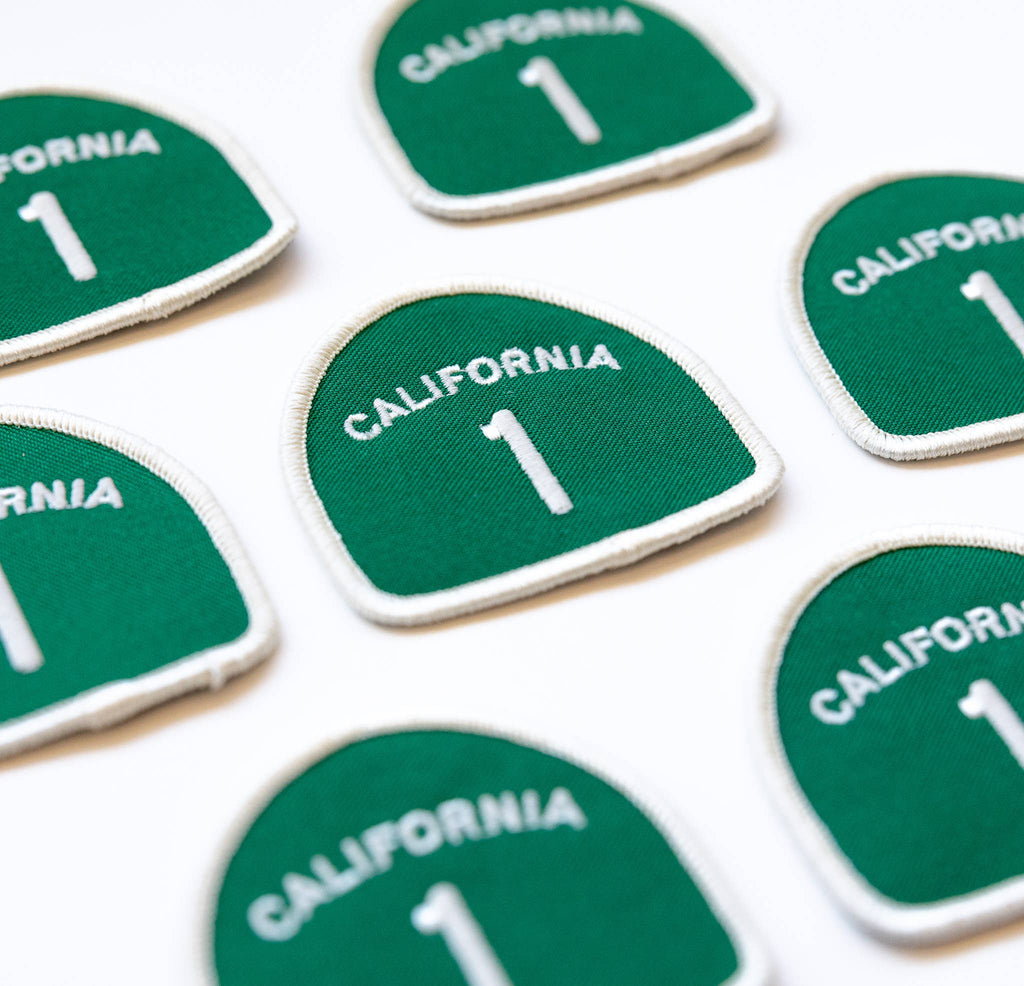 Califonria Pacific Coast Highway 1 Embroidered Iron on Patch