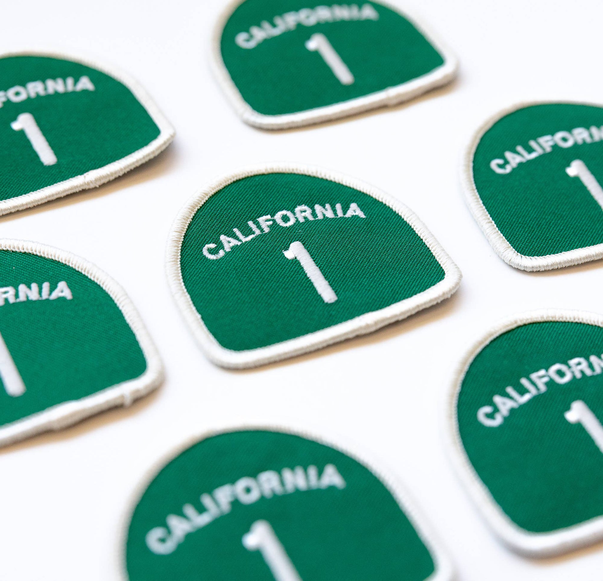 Califonria Pacific Coast Highway 1 Embroidered Iron on Patch