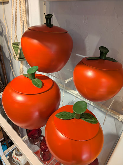Aluminum Apple Canister Set
