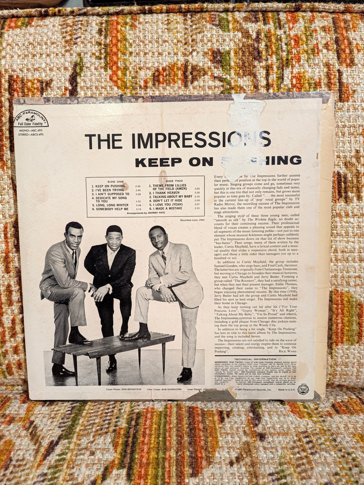 Keep on Pushing - The Impressions