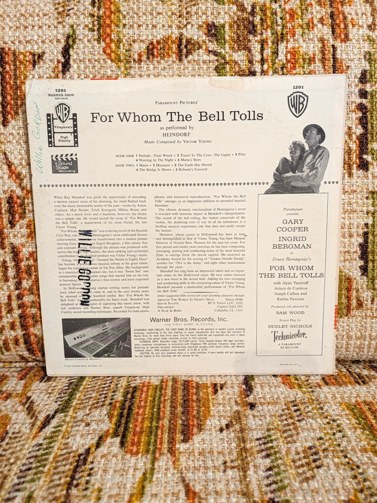 For Whom The Bell Tolls Soundtrack