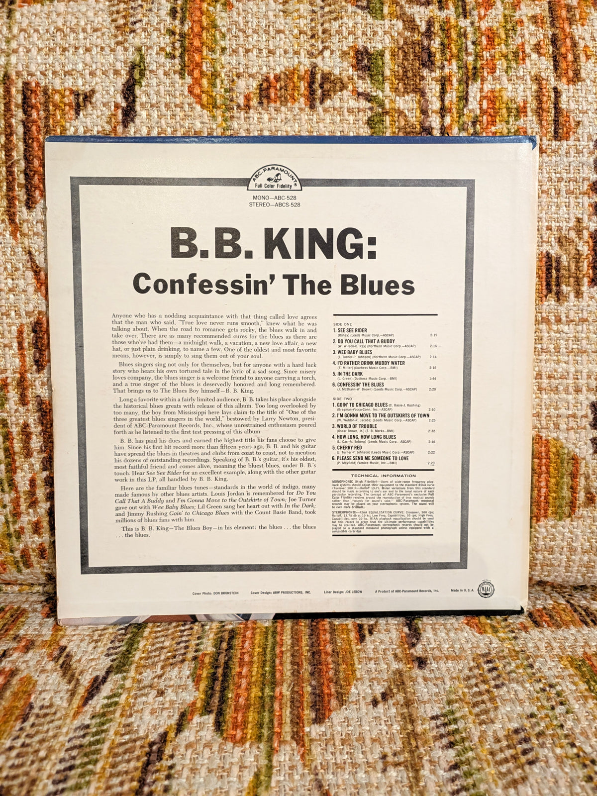 Confessin' the Blues - B.B. King