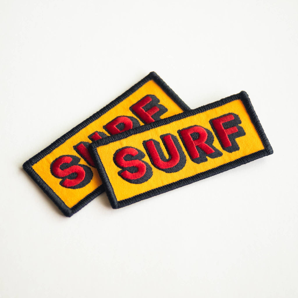 SURF Embroidered Iron on Patch