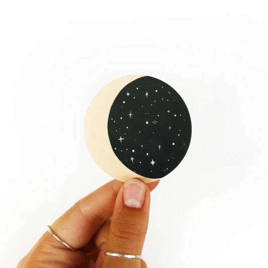 Moon and Stars Vinyl Sticker