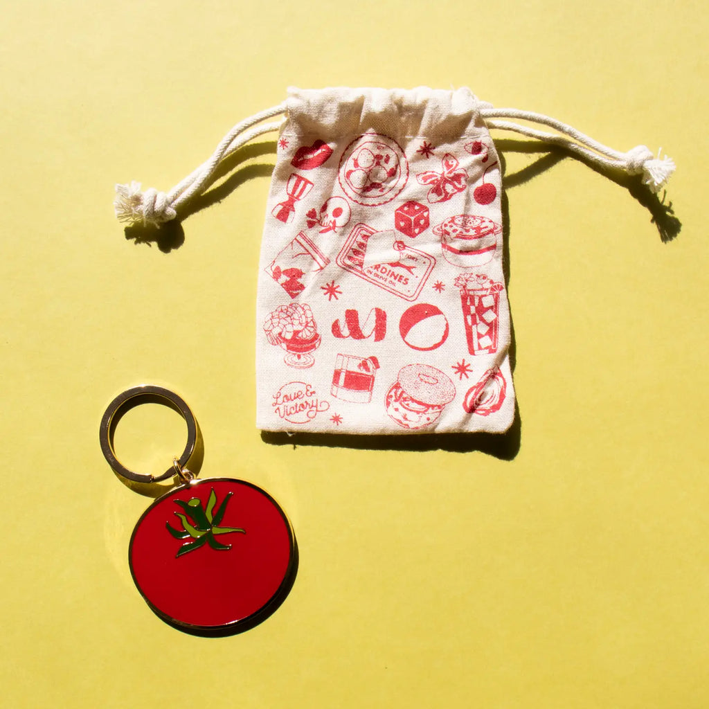 Tomato Keychain