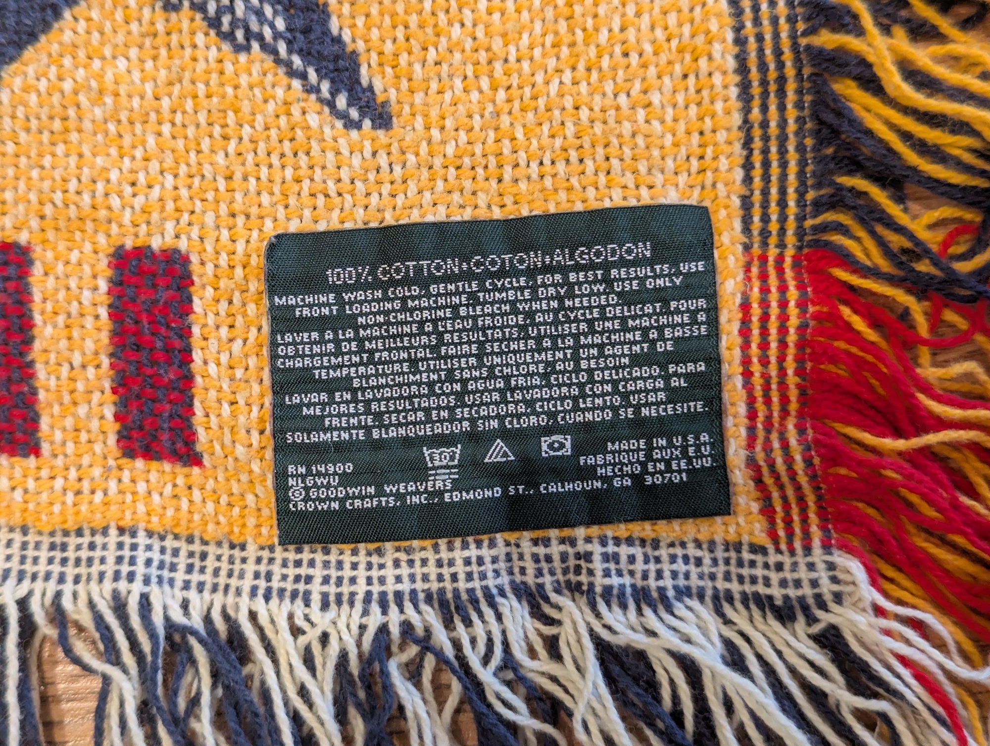 90s Celestial Tapestry Throw Blanket