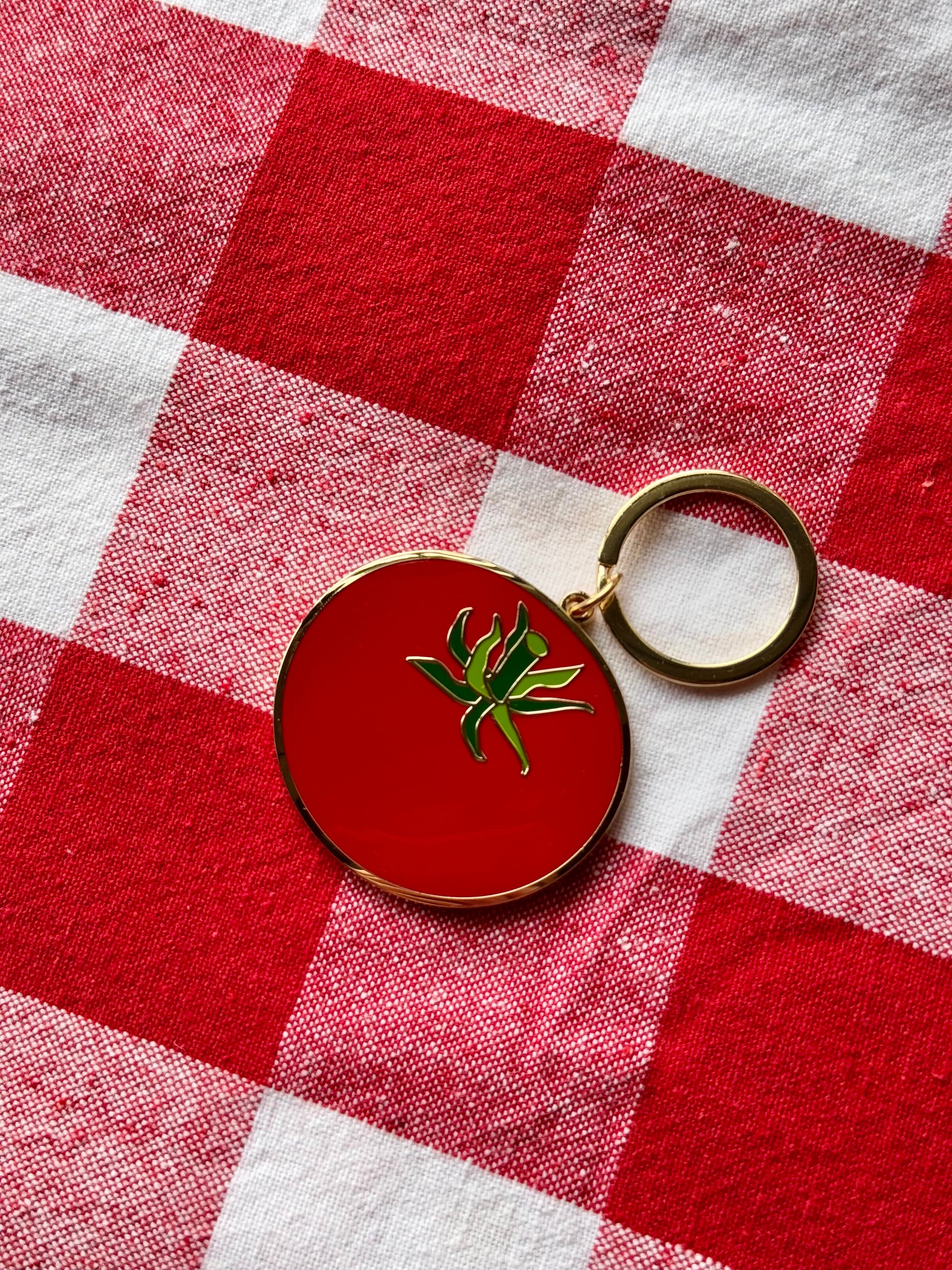 Tomato Keychain