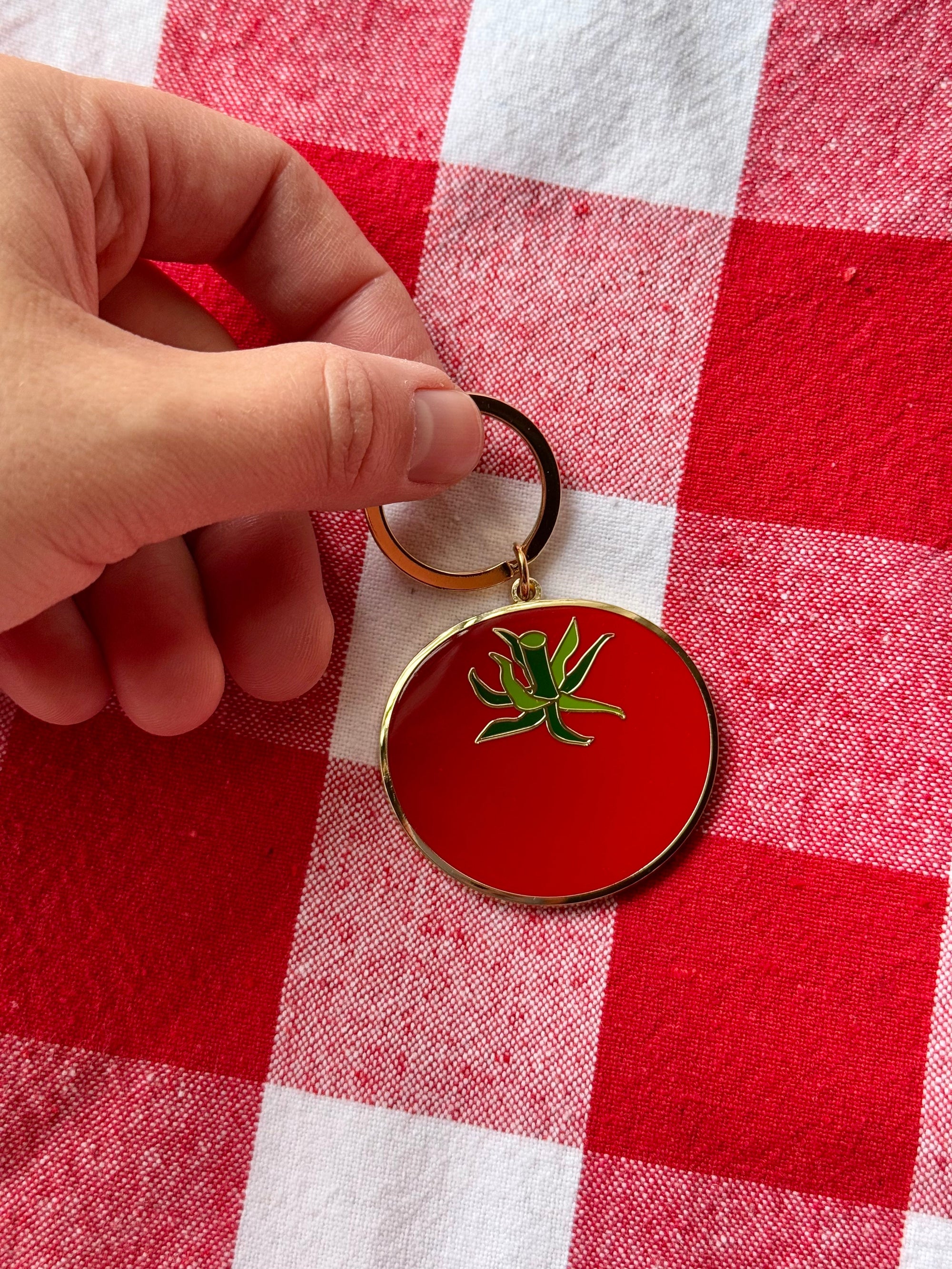 Tomato Keychain