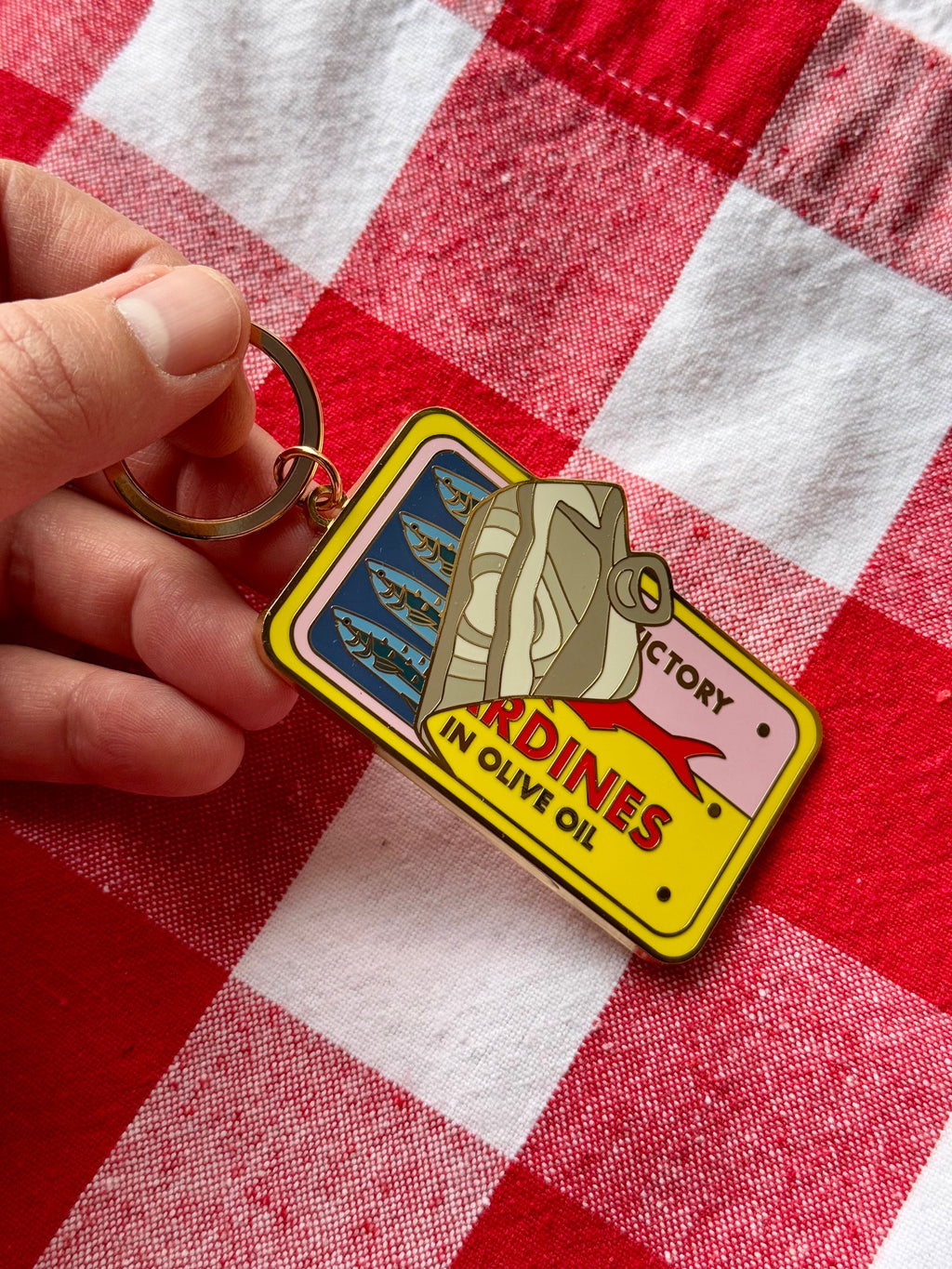 Sardines Keychain