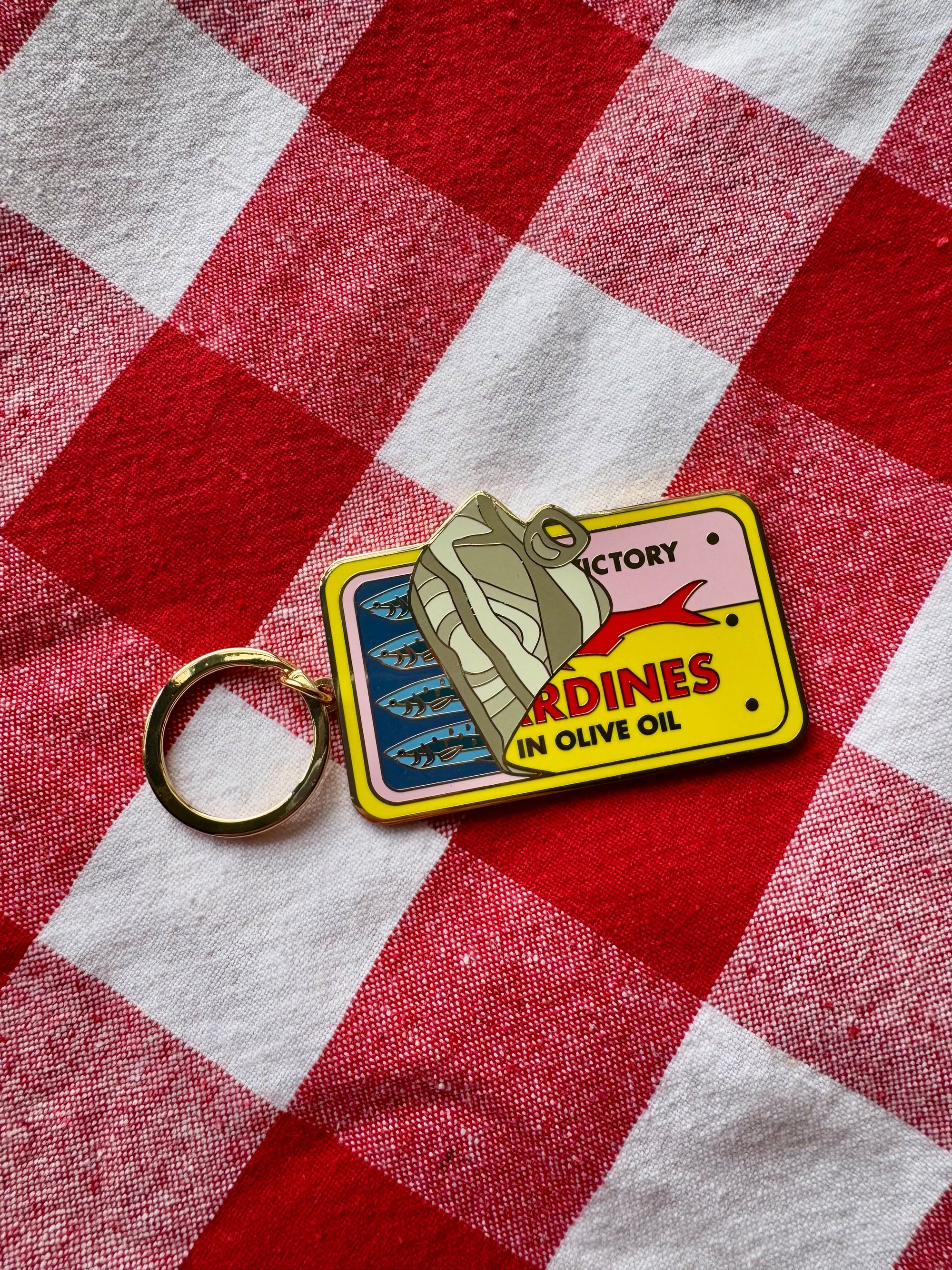 Sardines Keychain