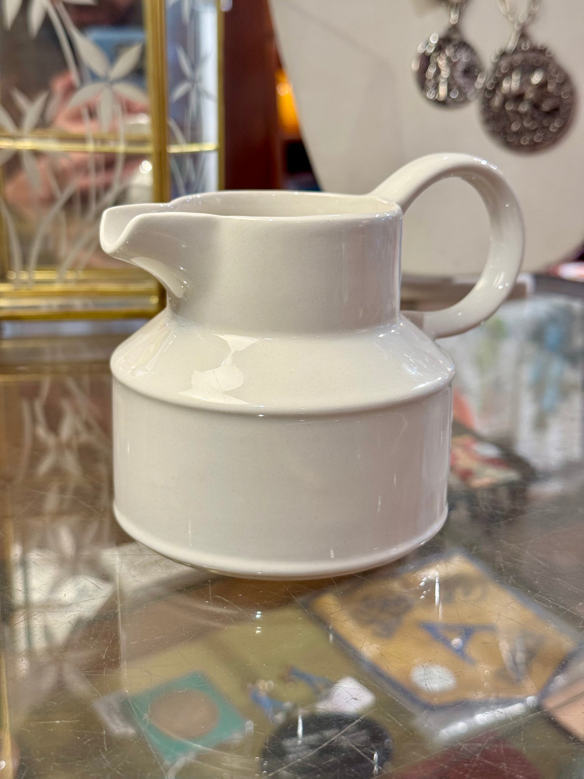 Midwinter Stonehenge White Creamer
