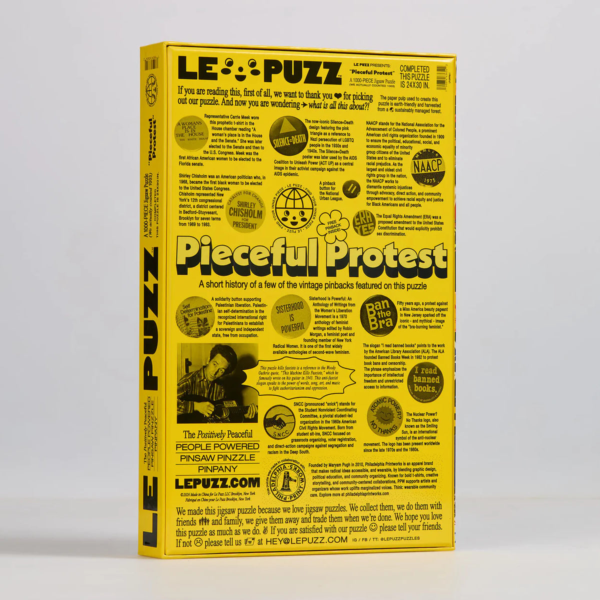 Pieceful Protest Puzzle by Le Puzz