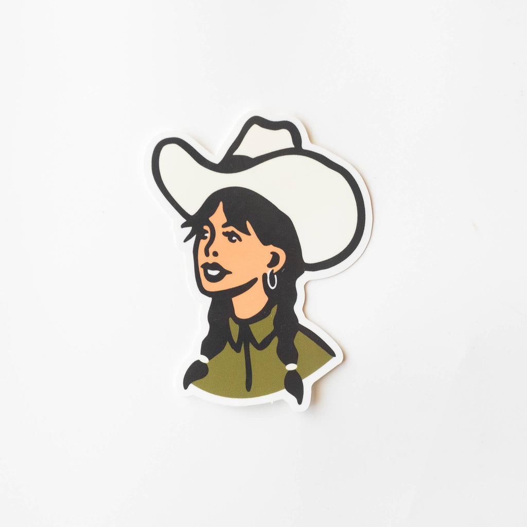 Country Cowgirl Vinyl Sticker Three-Pack - Western Theme