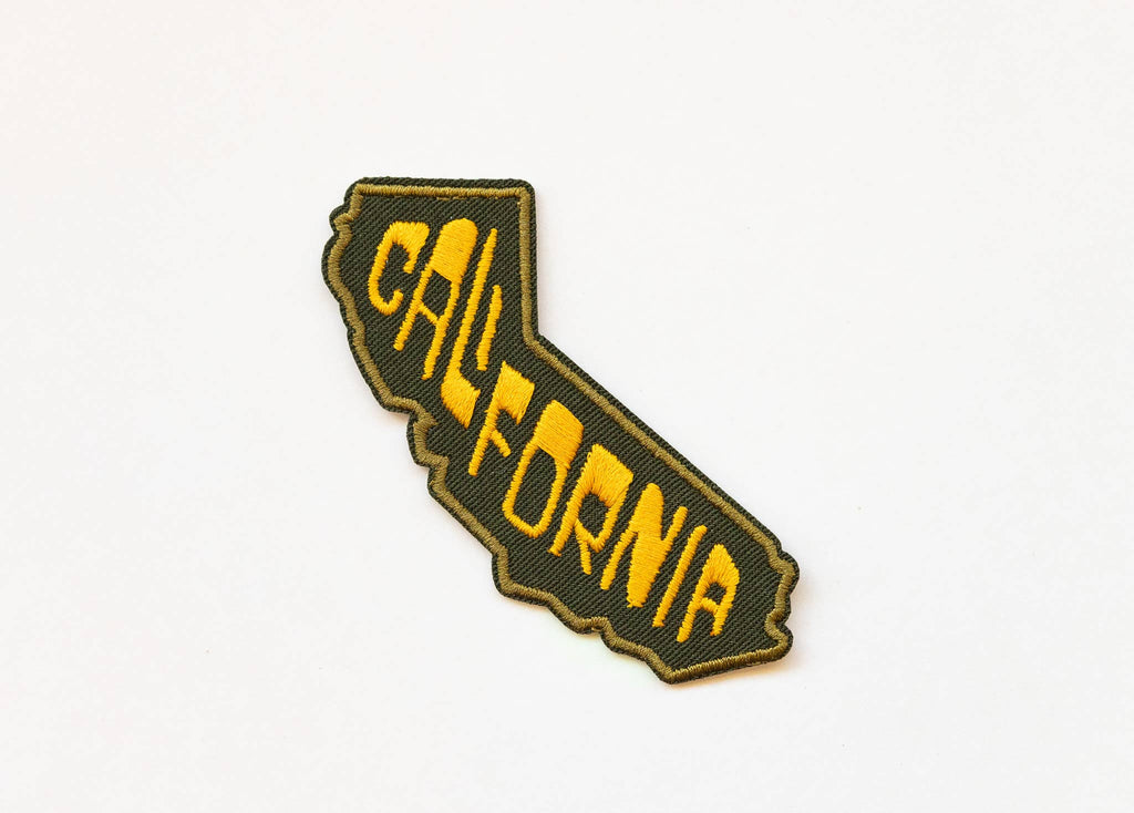 California State Embroidered Iron on Patch