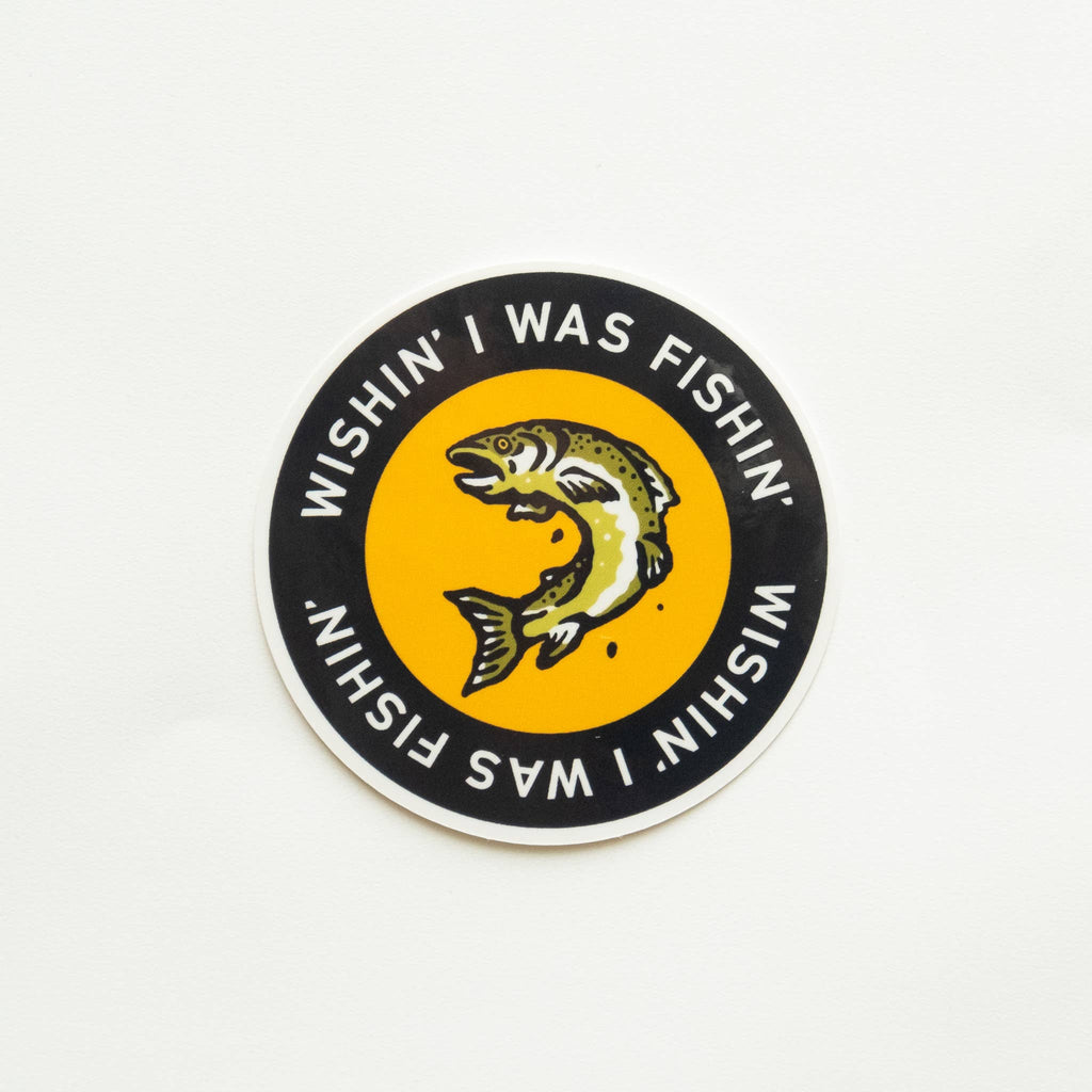 Fishing Vinyl Sticker Three-Pack