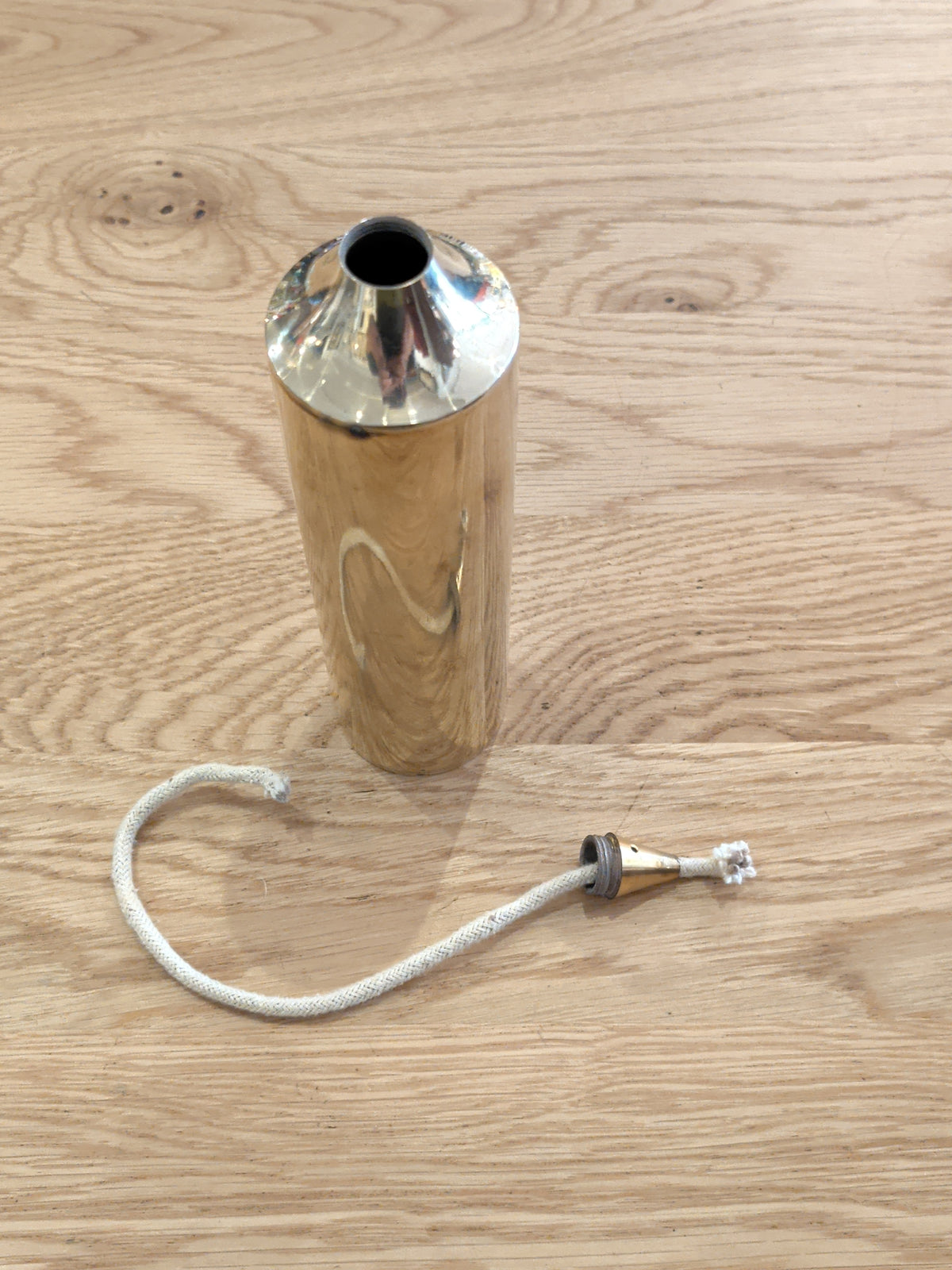 Svend Jensen Brass Oil Candle