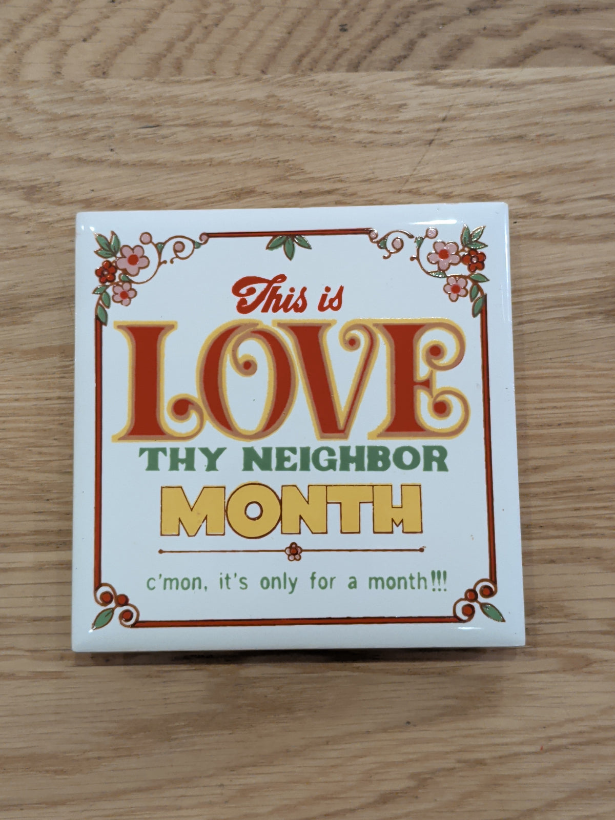 Funny Tile Trivet