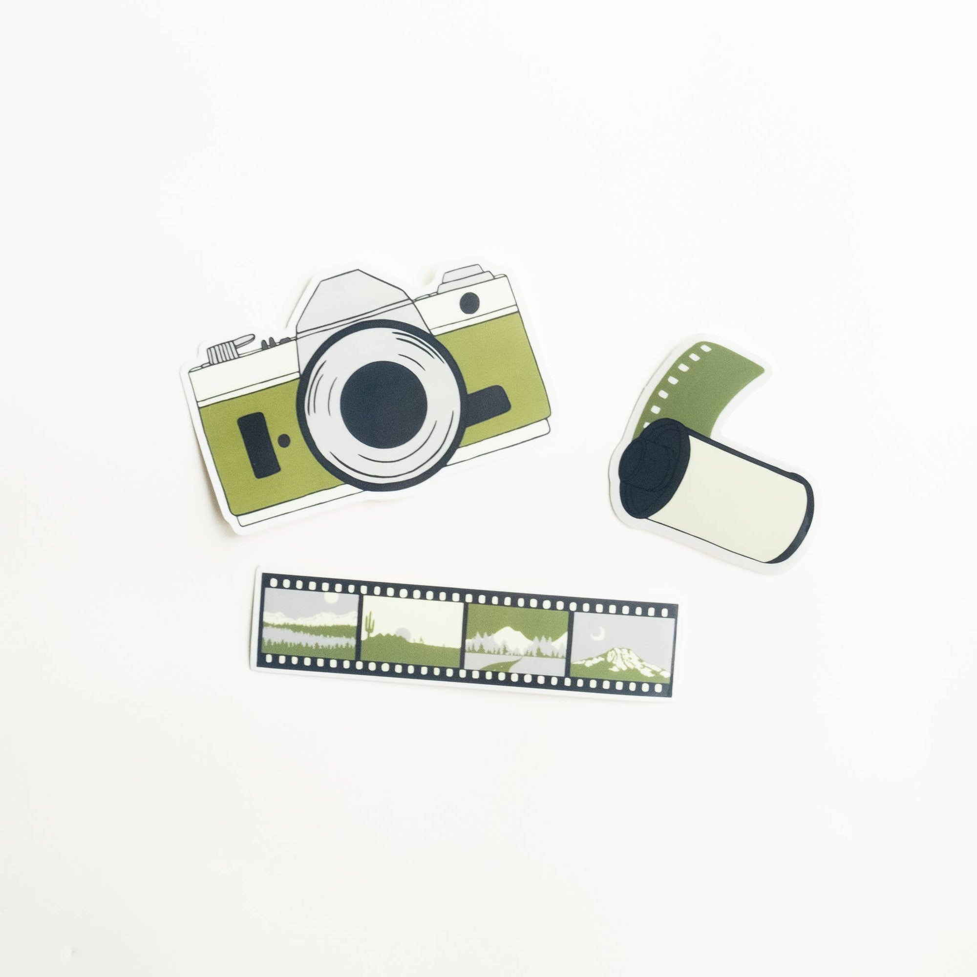 Film Photography Vinyl Sticker Three-Pack