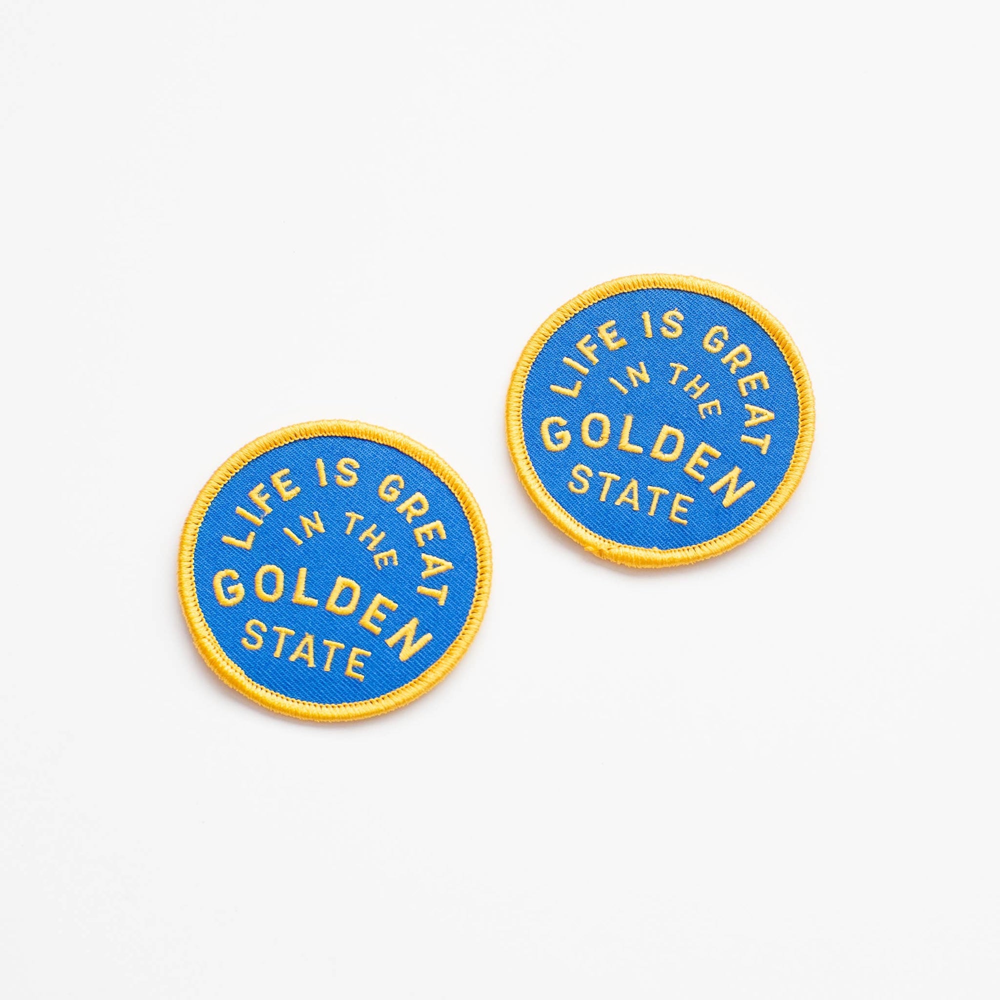 Golden State Embroidered Iron on Patch - California