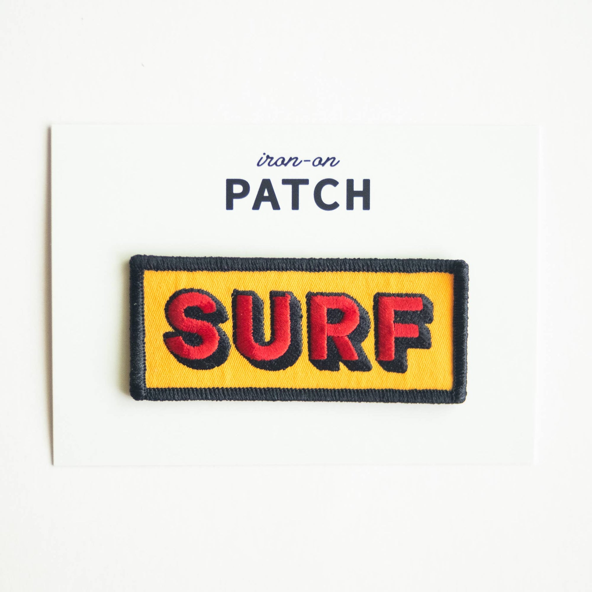 SURF Embroidered Iron on Patch