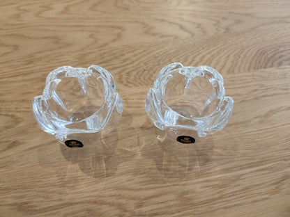 Royal Copenhagen Flower Votive Candle Holders (Pair)