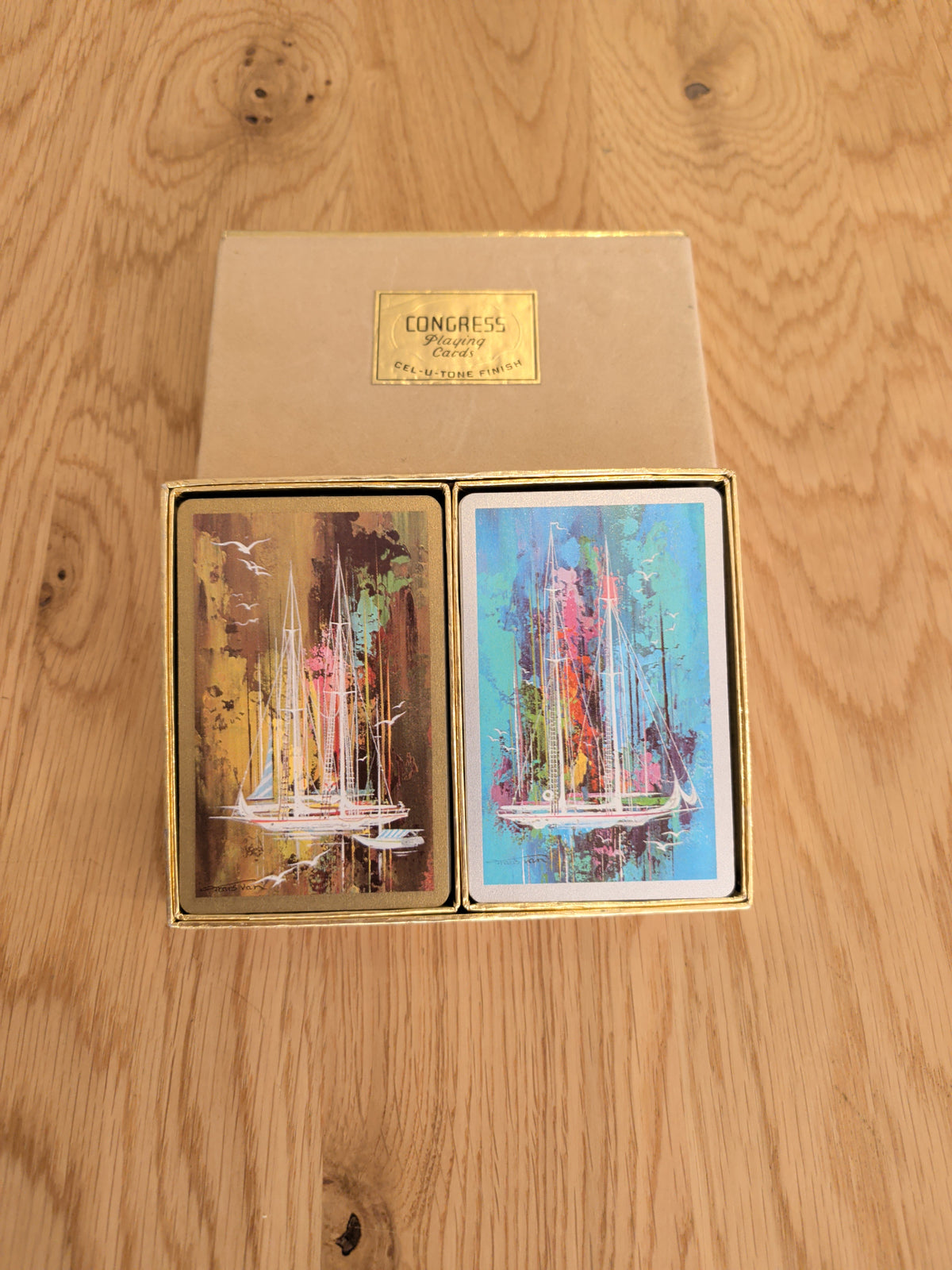 MCM Sailing Boats Double Deck Congress Playing Cards