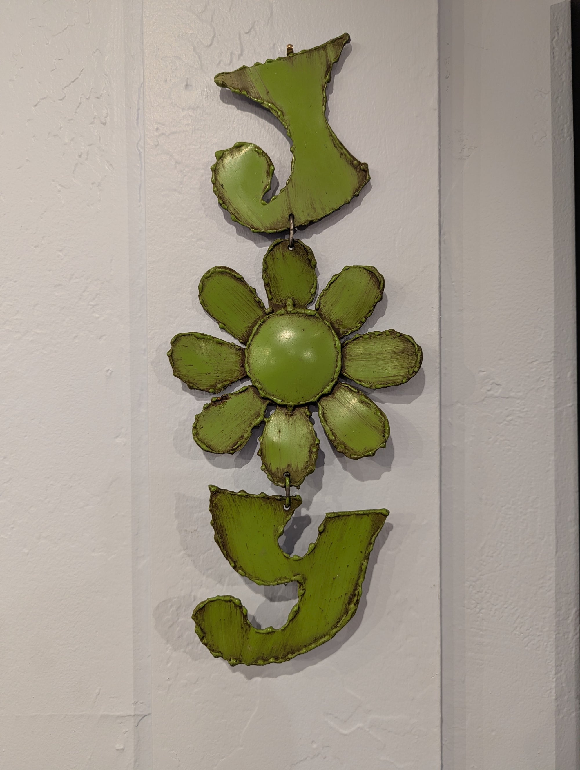 Jack Hanson Flower Power 'Joy' Hanging Sign