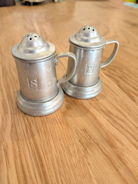 Metal Stein Salt and Pepper Shakers