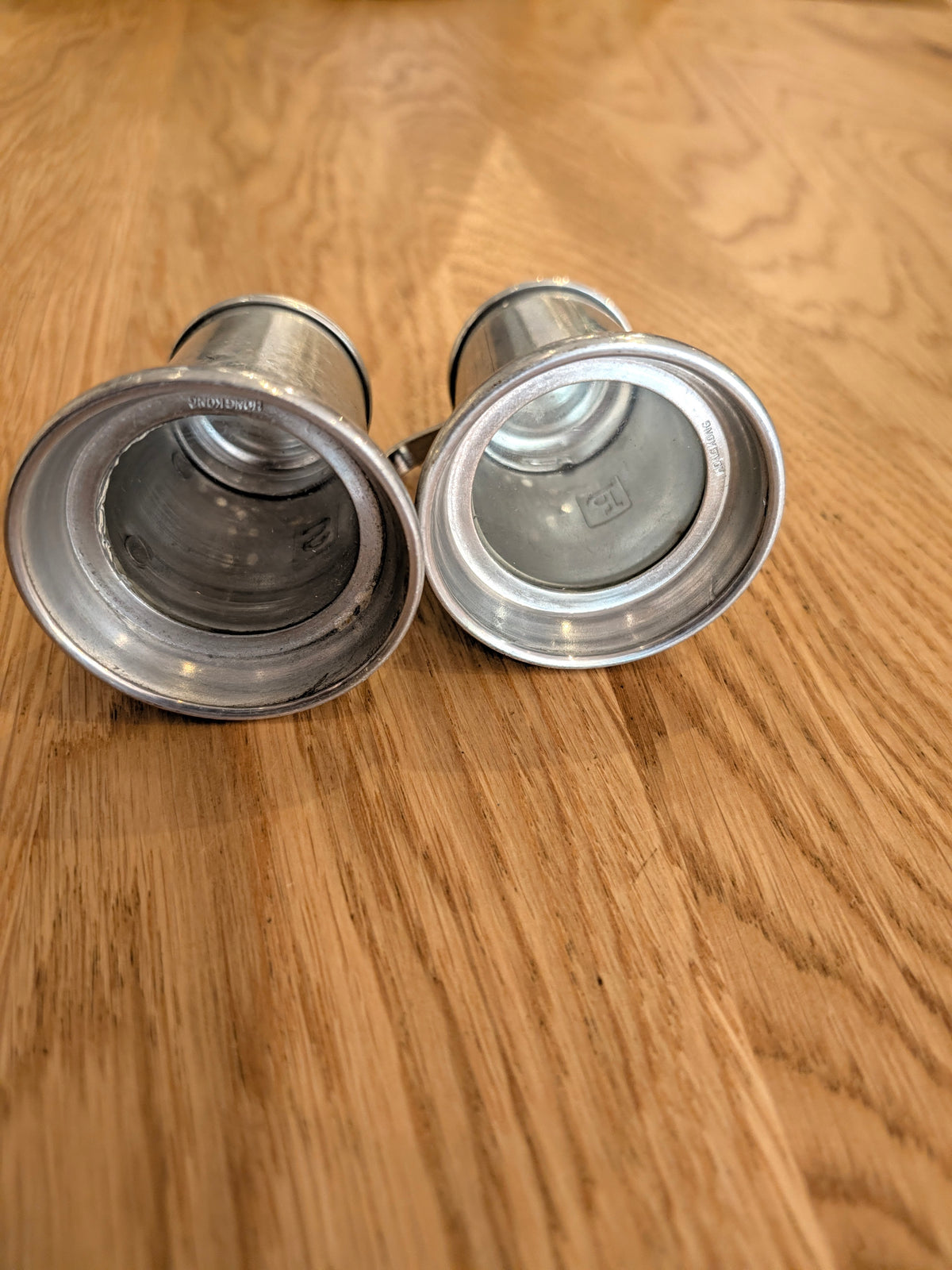 Metal Stein Salt and Pepper Shakers