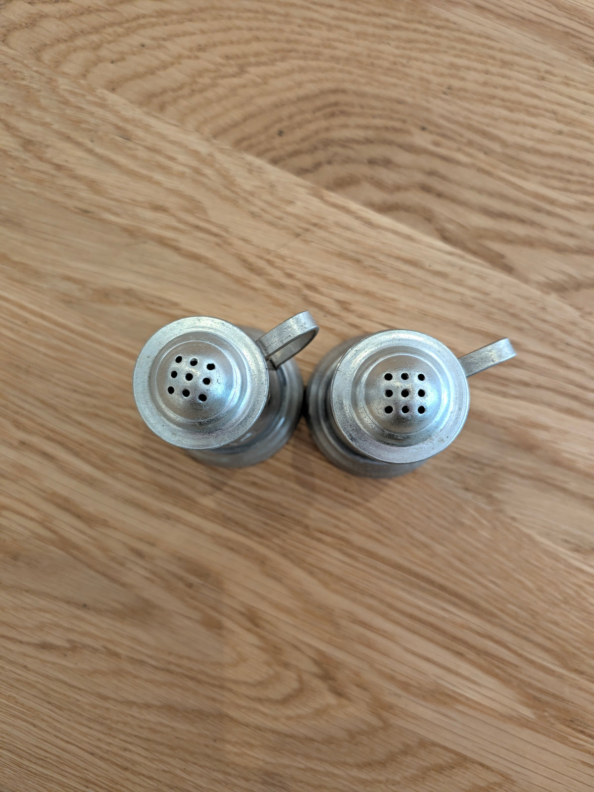 Metal Stein Salt and Pepper Shakers
