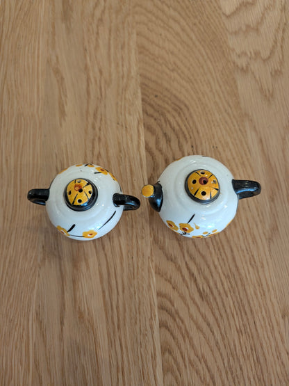 Teapot and Sugar Bowl Salt and Pepper Shakers