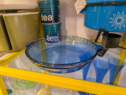 Cobalt Blue Pyrex Pie Dish