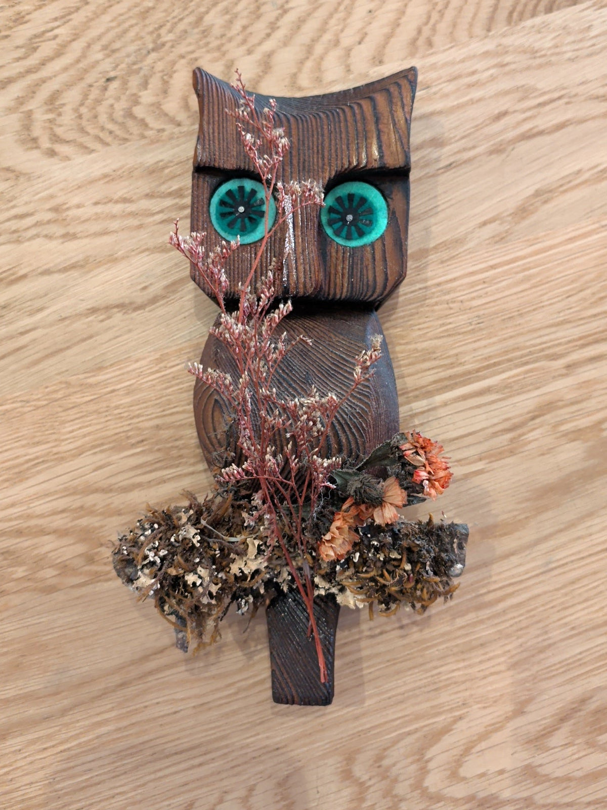 Wood Owl Wall Decor