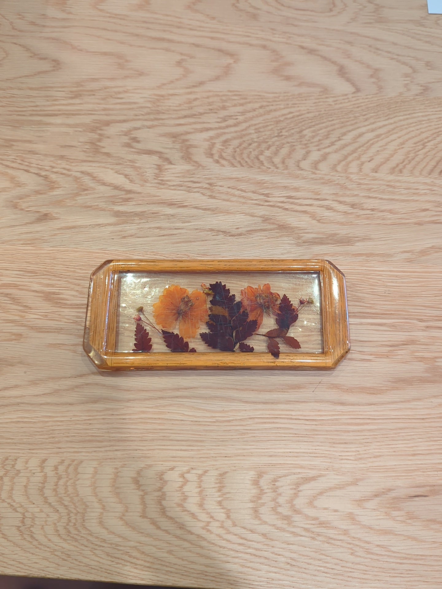 Resin Floral Trivet/Spoon Rest