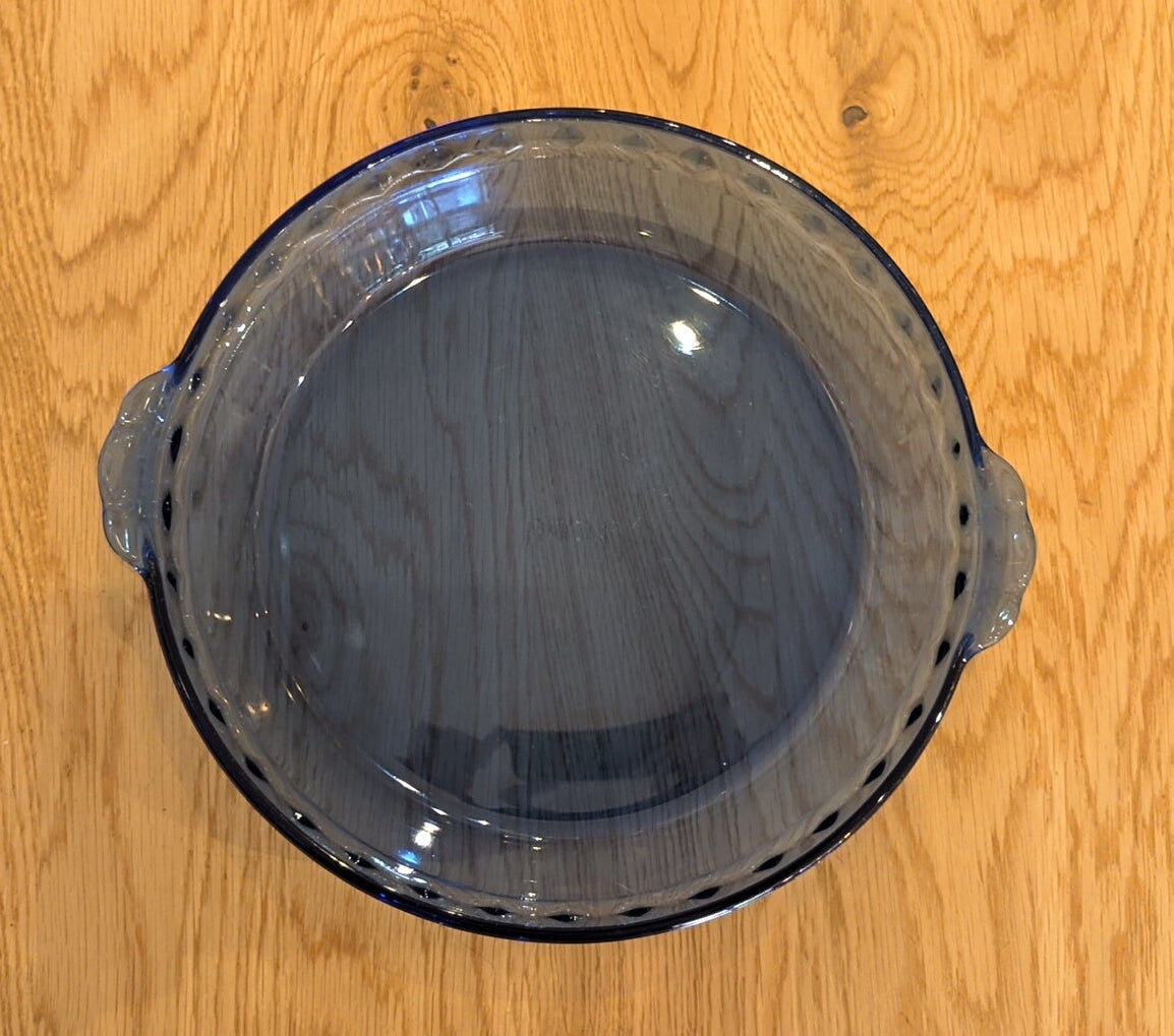 Cobalt Blue Pyrex Pie Dish