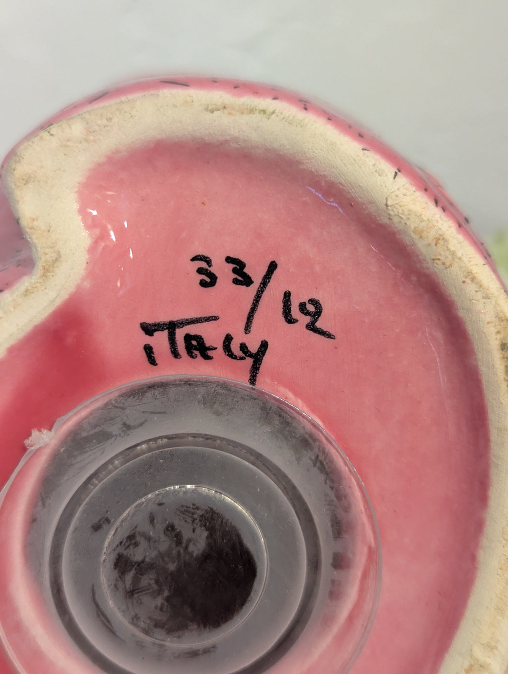 Pink Rosenthal-Netter Owl Coin Bank