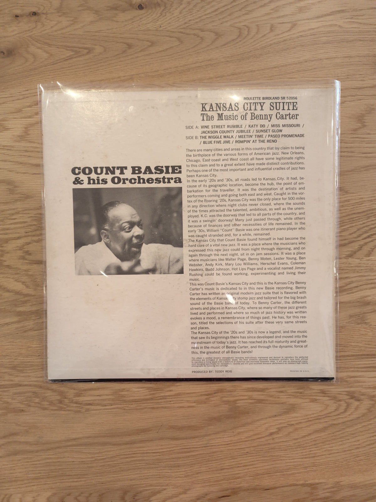 Kansas City Suite, The Music of Benny Carter: Count Basie & his Orchestra